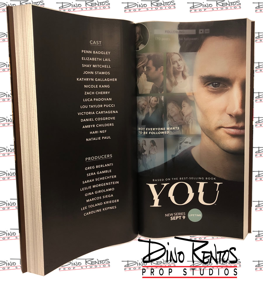 Large Oversize Custom Foam Book Prop for YOU Lifetime Movie Premiere 