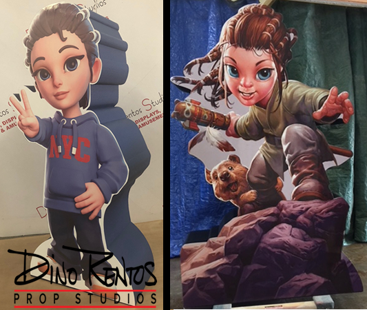 Custom Print on Foam Book Character Haibu Props