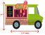 Ice Cream Truck Cardboard Cutout Standup Prop