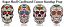 Sugar Skull Cardboard Cutout Standup Prop