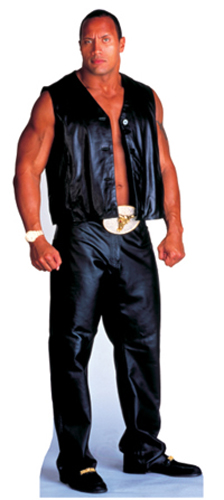 The Rock - WWE Cardboard Cutout Standup Prop