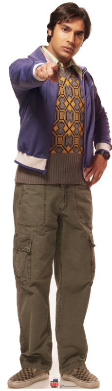 Raj - The Big Bang Theory Cardboard Cutout Standup Prop