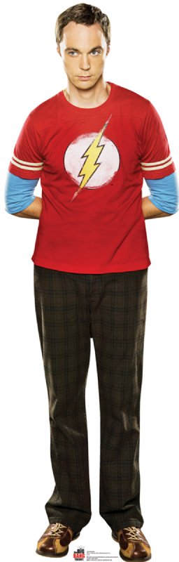 Sheldon 2 - The Big Bang Theory Cardboard Cutout Standup Prop