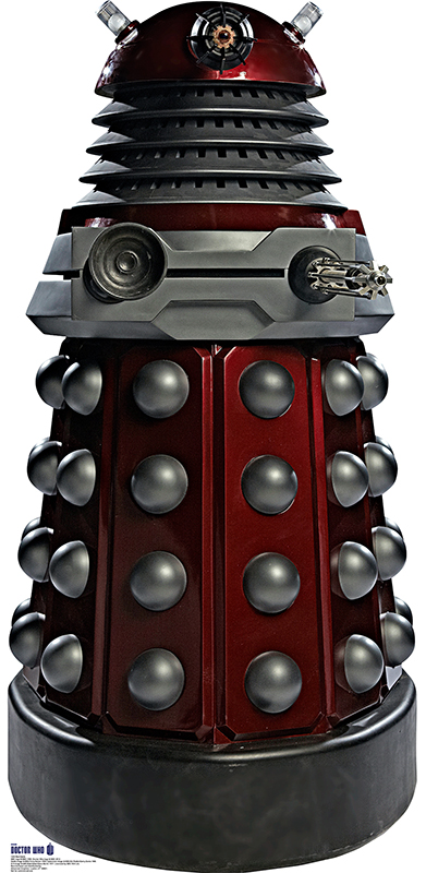 Red Dalek - Doctor Who Cardboard Cutout Standup Prop