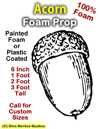 Acorn Foam Prop