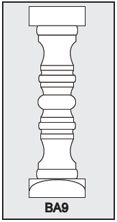 BA9 - Architectural Foam Shape - Baluster