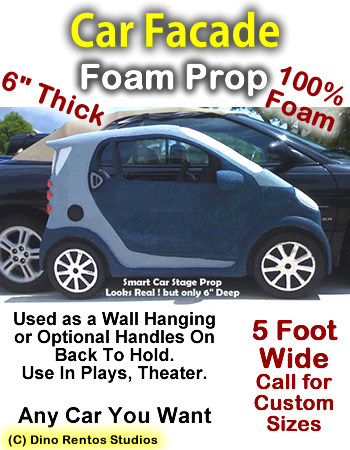 Car Facade Foam Prop Display