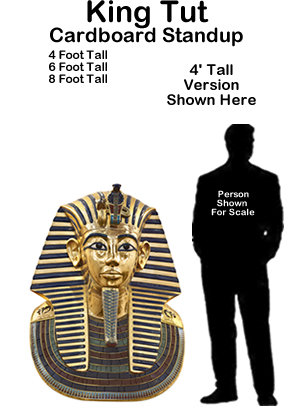 King Tut Cardboard Cutout Standup Prop