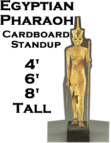 Egyptian Pharaoh Cardboard Cutout Standup Prop