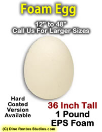 36 Inch Big Egg Foam Prop