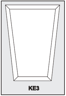 KE3 - Architectural Foam Shape - Keystone