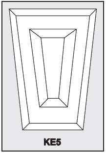 KE5 - Architectural Foam Shape - Keystone