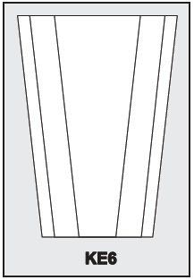 KE6 - Architectural Foam Shape - Keystone