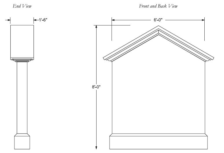 Model 9 Monument Sign