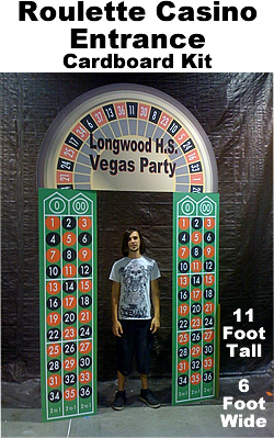 Roulette Entrance Cardboard Cutout Standup