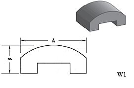 W1 - Architectural Foam Shape - Wall Cap