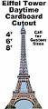 Eiffel Tower Daytime Cardboard Cutout Standup Prop