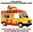 Taco Truck Cardboard Cutout Standup Prop