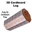 3D Cardboard Log