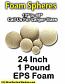 EPS Foam Sphere 24 Inch - 1 lb Density