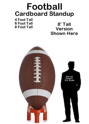 Football Cardboard Cutout Standup Prop