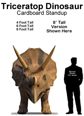 cardboard cutout dinosaur