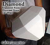 Foam Diamond Prop 12" Wide - Unfinished Foam