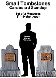 Tombstone Small Set Cutout Standup Prop