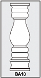 BA10 - Architectural Foam Shape - Baluster