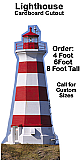 Lighthouse Cardboard Cutout Standup Prop