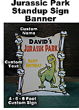 Jurassic Park Sign Cardboard Cutout Standup Prop