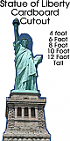 Statue of Liberty Cardboard Cutout Standup Prop