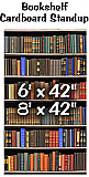 Bookshelf Cardboard Cutout Standup Prop