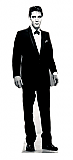 Elvis Black Tuxedo - Elvis Cardboard Cutout Standup Prop