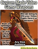 Custom Made Fanatasy-Video-Game-Swords-Weapons Foam Props