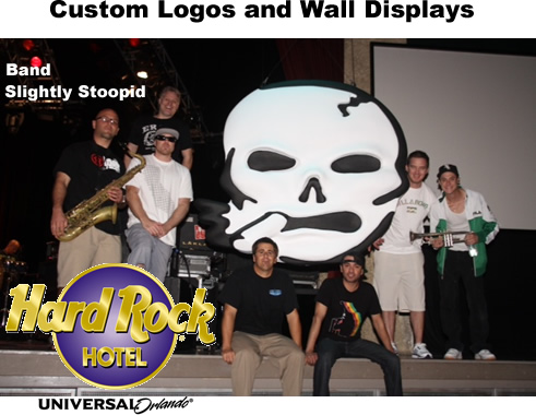 Custom Logos of Bands / Events / Corporations/ Retail Displays