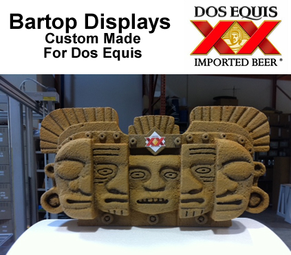 foam bartop display prop for Dos Equis