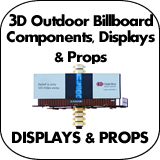 3D Outdoor Billboard Components, Displays & Props