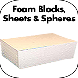 Foam Blocks, Sheets & Spheres