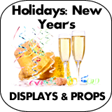 Holidays: New Years Cardboard Cutout