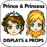 Prince & Princess Cardboard Cutouts