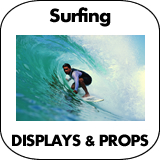 Surfing Cardboard Cutout Standup Props