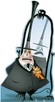 Mayor of Halloweentown - The Nightmare Before Christmas Cardboard Cutout Standup Prop Mayor of Halloweentown - The Nightmare Before Christmas Cardboard Cutout Standup Prop