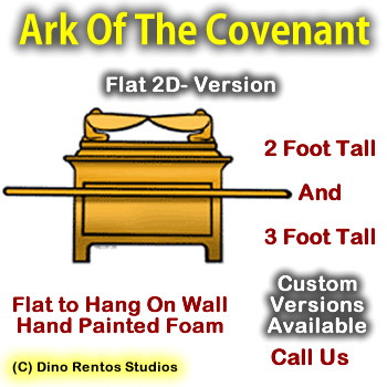 Ark Of The Covenant - Flat 2D Foam Display/Prop