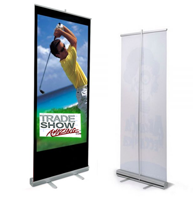 Economy Roll Up Banner Stand- 33" Width 