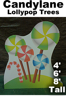 Lollypop Trees Cardboard Cutout Standup Prop Lollypop Trees Cardboard Cutout Standup Prop