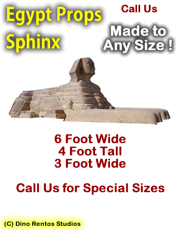 Eqyptian Sphinx Foam Display Prop