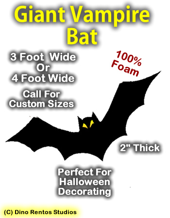 Giant Bat Foam Prop