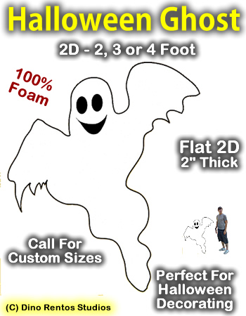 Giant Ghost Foam Prop Giant Ghost Foam Prop