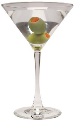 Martini Glass Cardboard Standee
